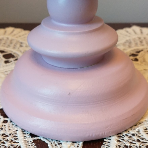 Pink Wood Jewelry Stand - Picture 6 of 7